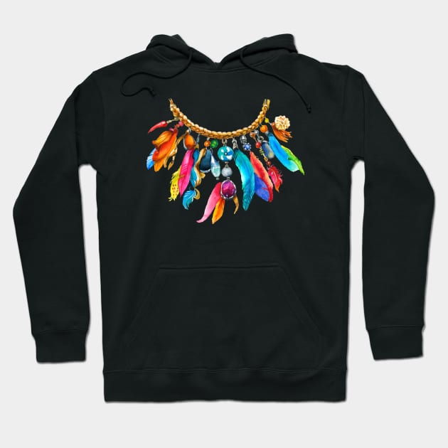 beautiful boho necklace Hoodie by EveFarb